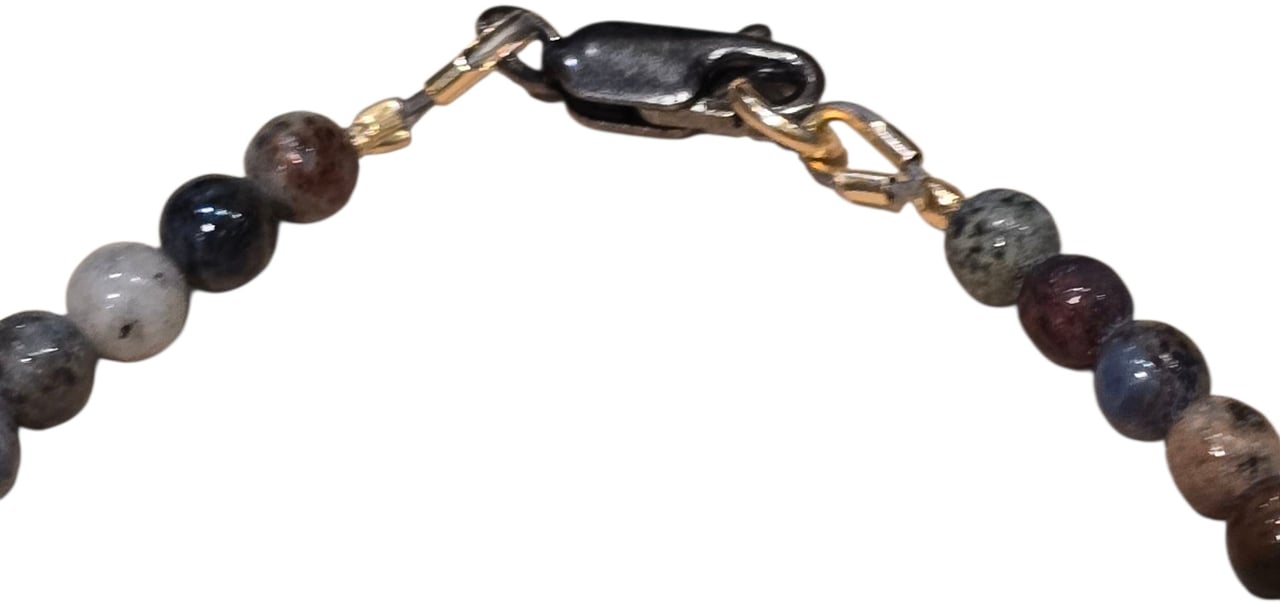 Catherine Michiels Collier L/E Free From Fear argent pierres sodalite bijoux Catherine Michiels Divers