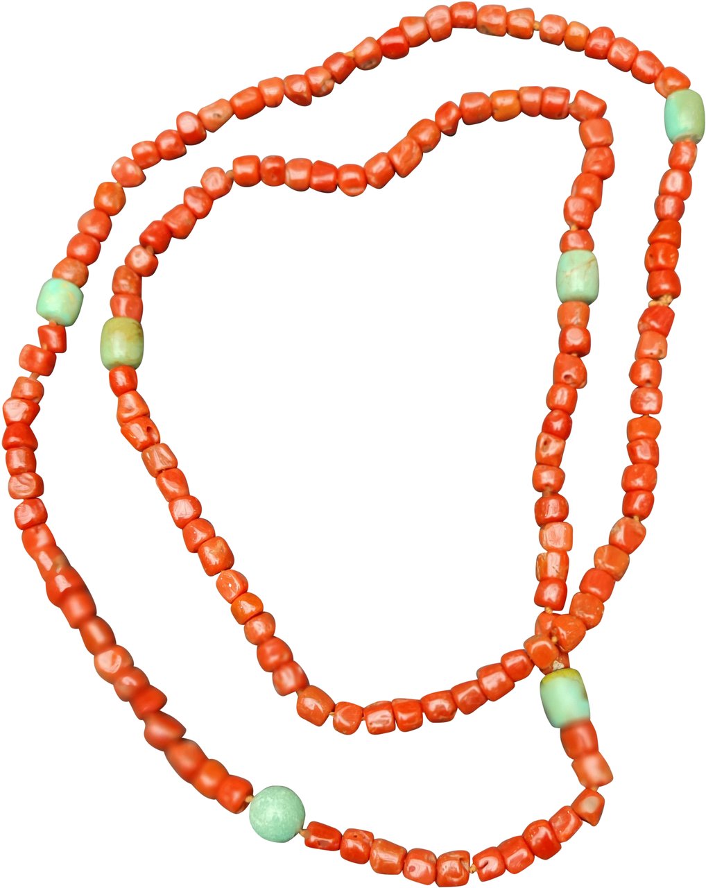 Catherine Michiels Collier sautoir corail turquoise SP2297 CoTu Catherine Michiels Divers