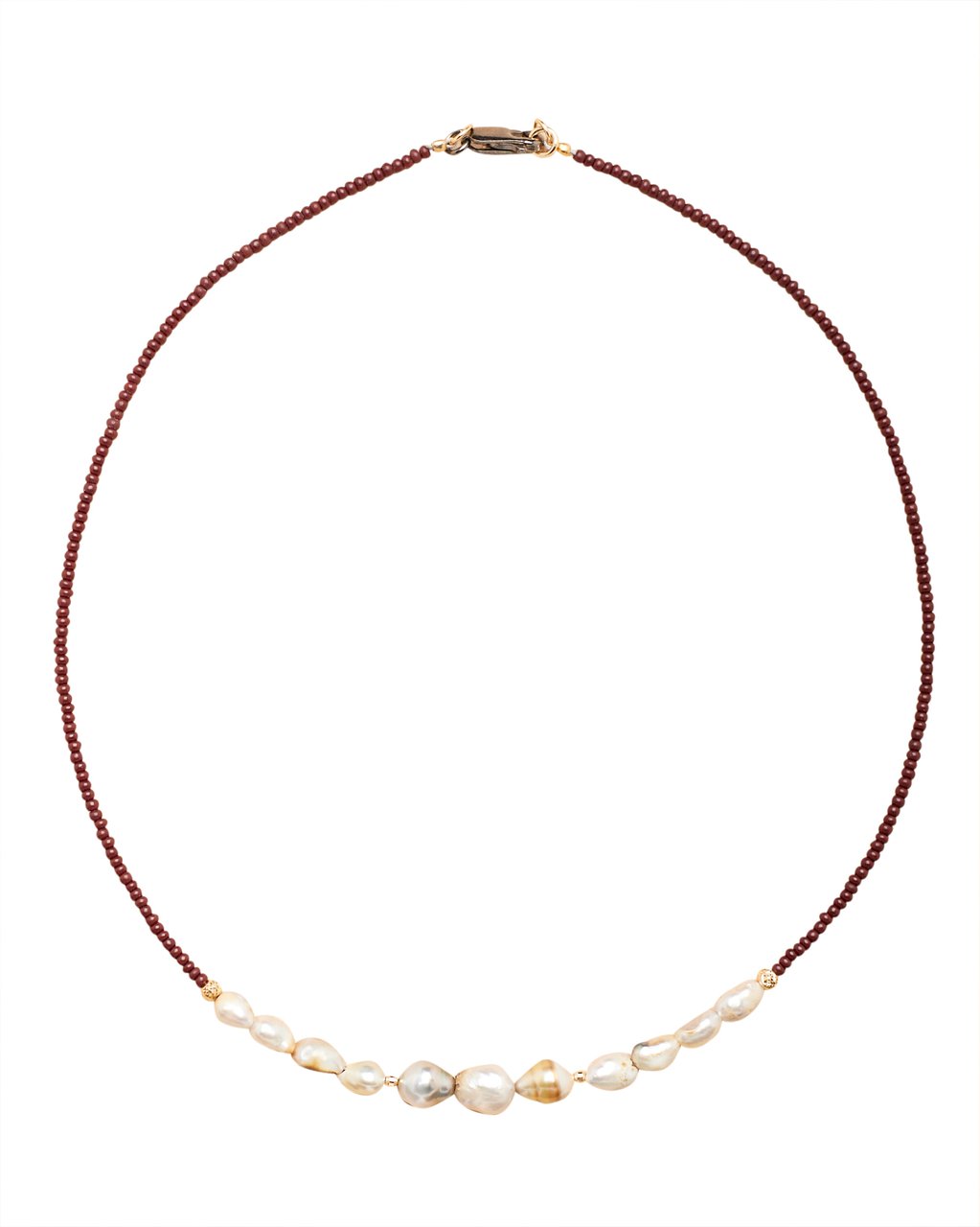 Catherine Michiels Ras du cou perles Tahiti perles céramique japonaise Malika FW2222 Catherine Michiels Divers