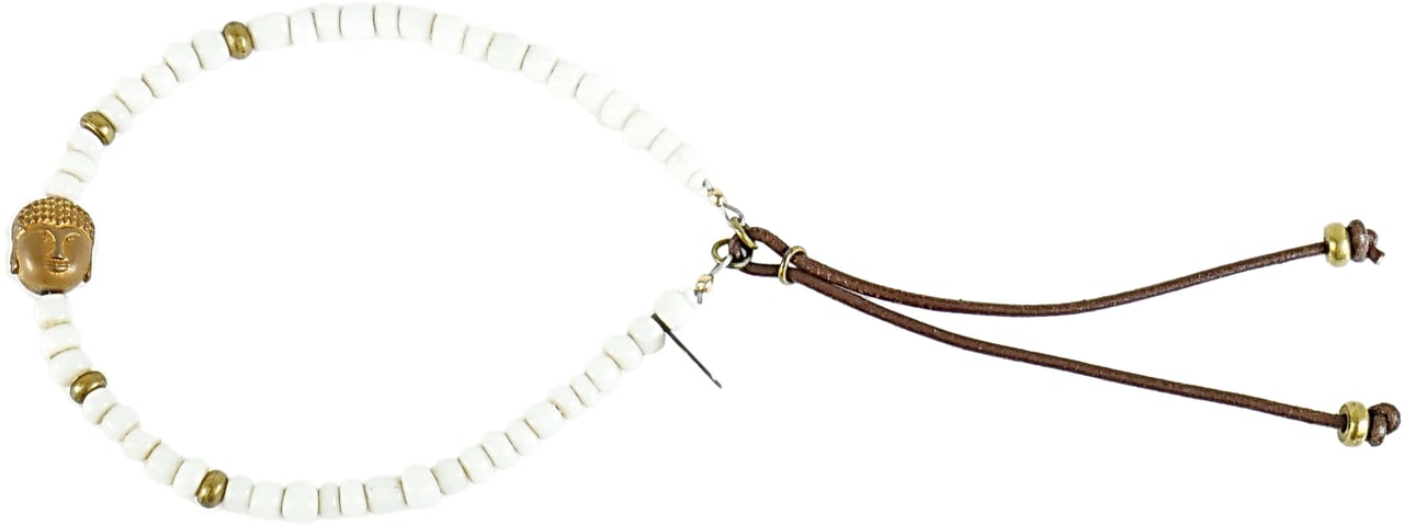 Catherine Michiels bracelet perles tête bouddha woman man Catherine Michiels FW1607 Divers