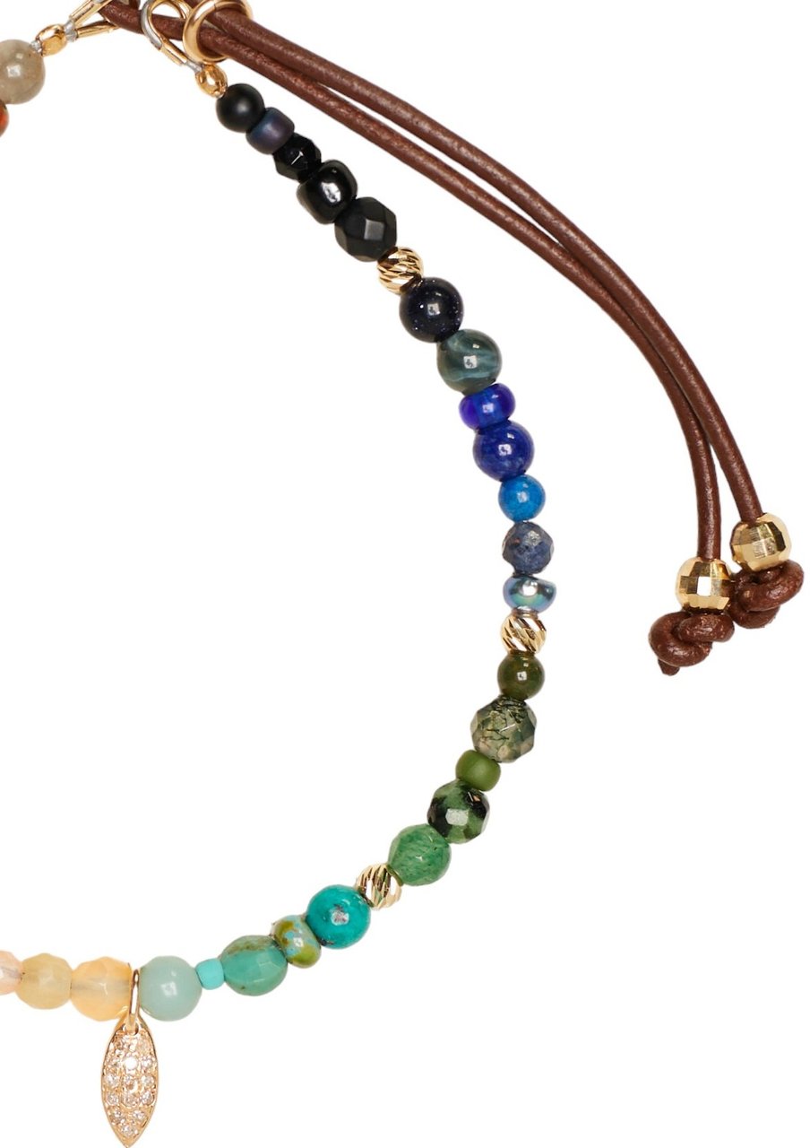 Catherine Michiels Bracelet Prismalight FW2320 pierres Or Diamants Catherine Michiels Divers