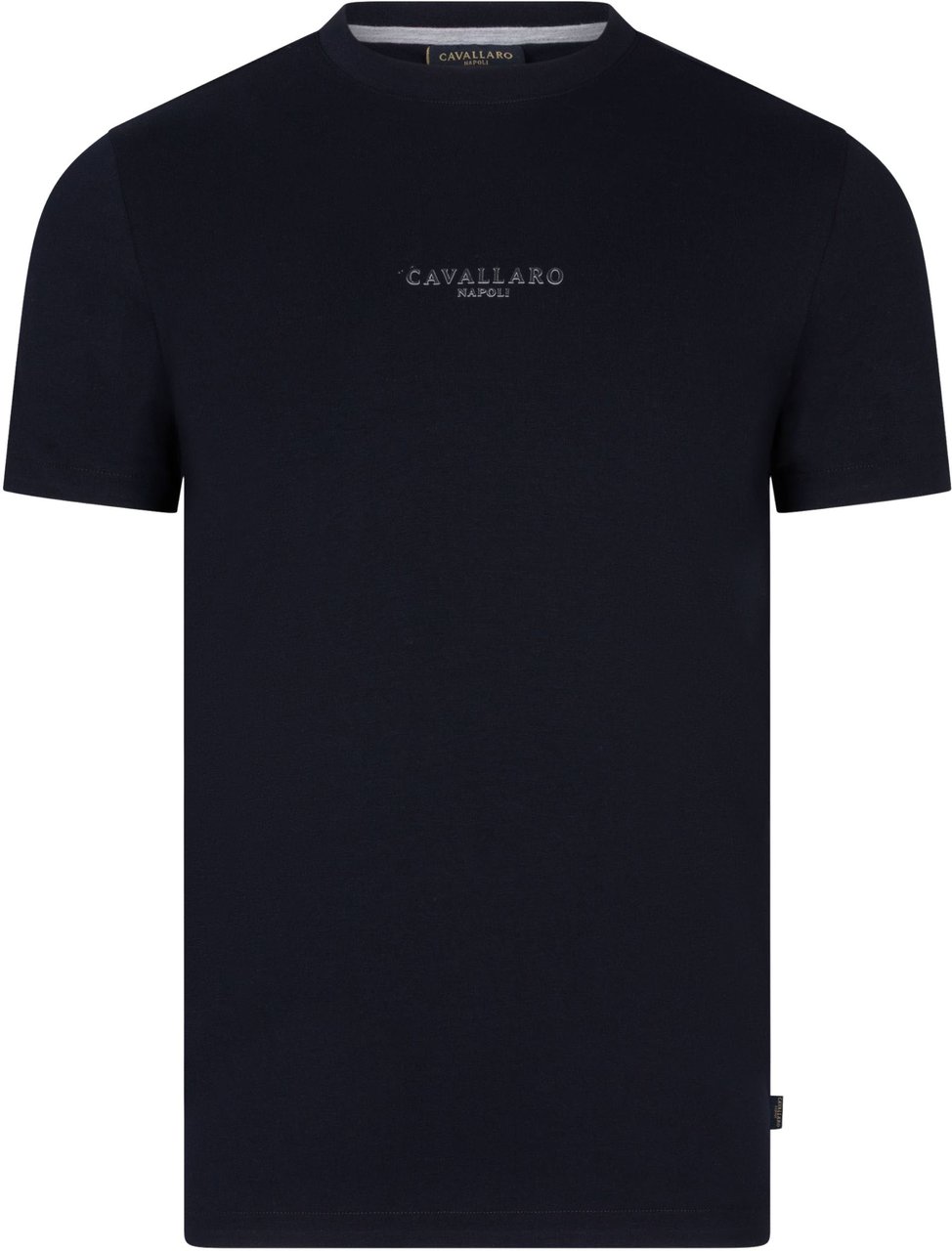 Cavallaro Bari Tee T-shirts Donkerblauw 117261010 Blauw