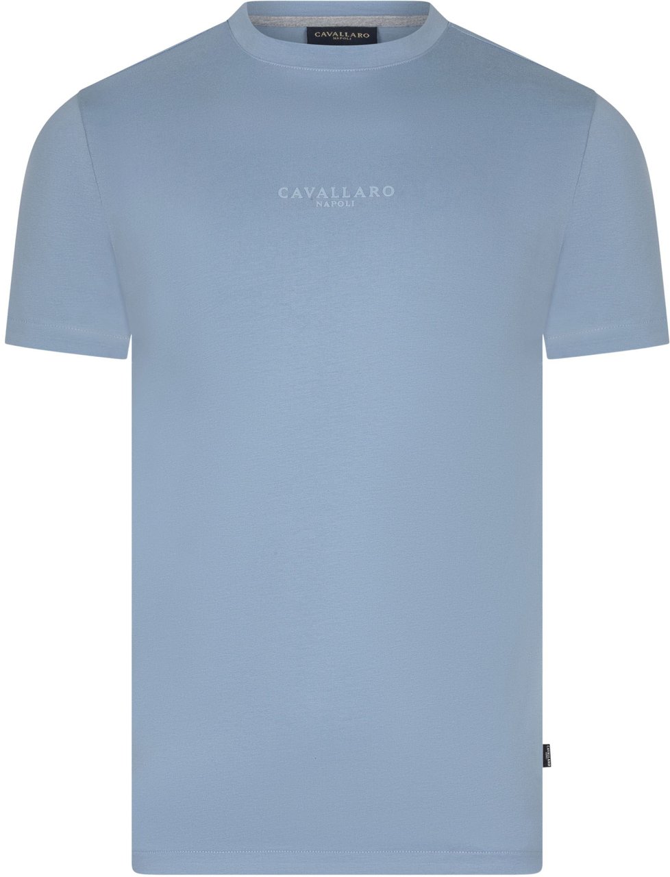 Cavallaro Cavallaro Bari Tee T-shirts Lichtblauw 117261010 Blauw