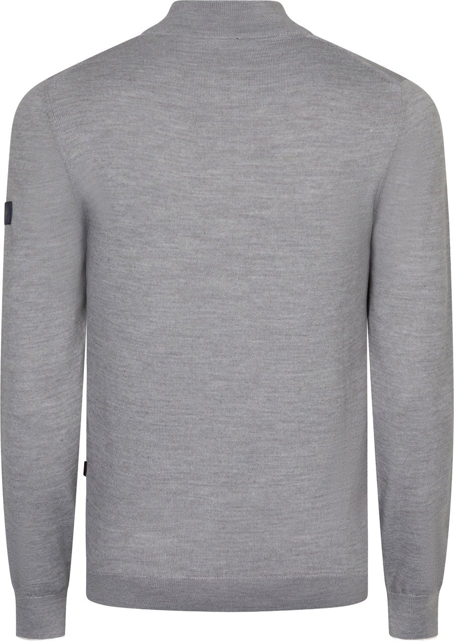 Cavallaro Cavallaro Fontanio Half Zip Pullover Pullovers Grijs 118261014 Grijs