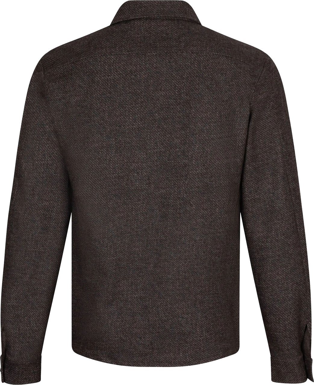 Cavallaro Cavallaro Zento Overshirt Overshirts Donkerbruin 123255017 Bruin
