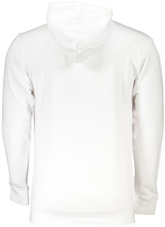 Cavalli Class Bianco Cotton Men Sweatshirt Wit