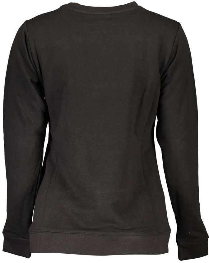 Cavalli Class Black Cotton Women Sweatshirt Zwart