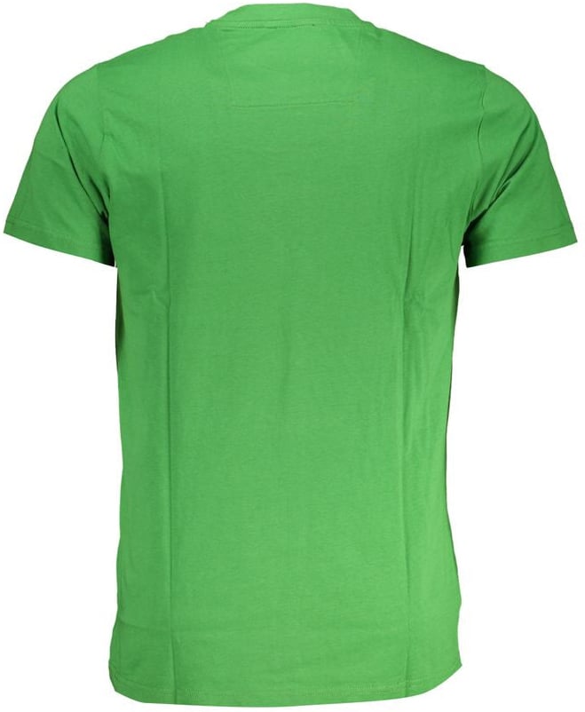 Cavalli Class Verde Cotton Men T-Shirt Groen