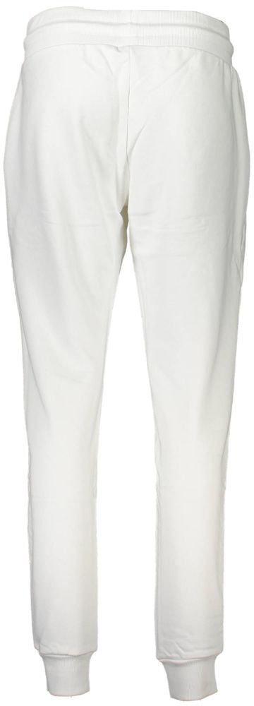 Cavalli Class Bianco Cotton Women Jogger Pant Wit