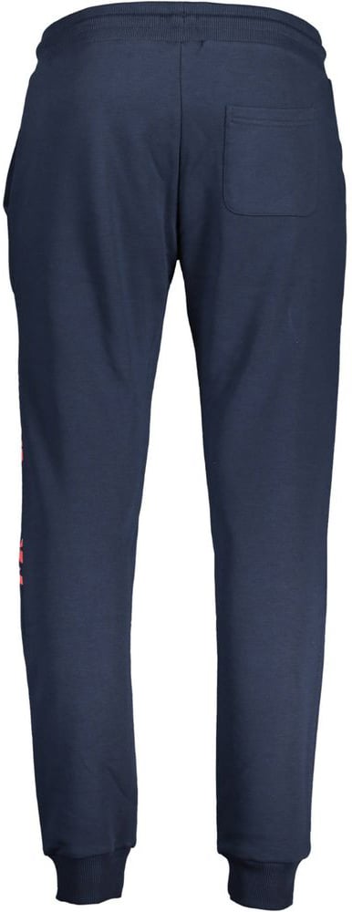 Cavalli Class Blue Cotton Men's Sweatpants Blauw