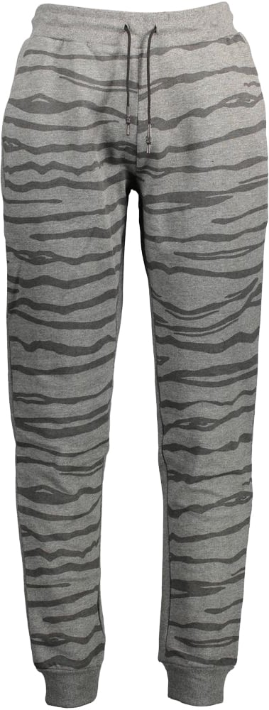 Cavalli Class Grigio Cotton Men's Sports Trouser Grijs