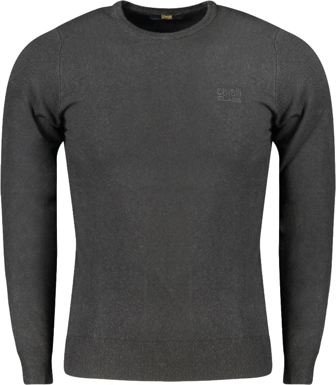Cavalli Class Nero Viscosa Uomo Maglia Zwart