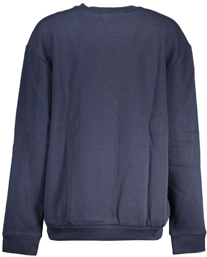 Cavalli Class Blue Polyester Women Sweatshirt Blauw