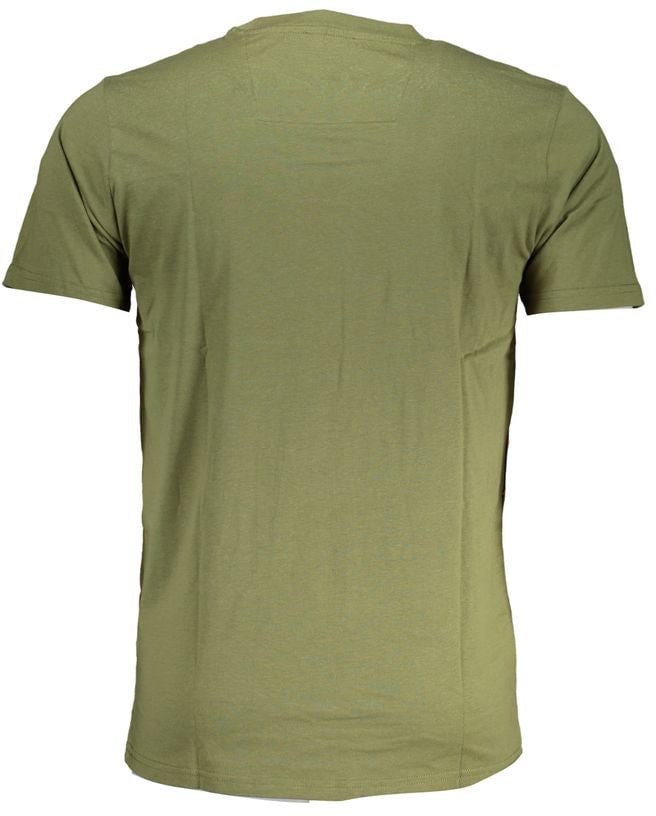 Cavalli Class Verde Cotton Mens T-Shirt Groen
