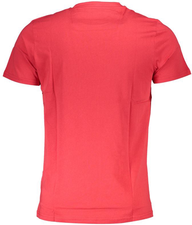 Cavalli Class Rosso Cotton Men's T-Shirt Rood