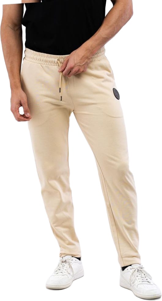 Cavalli Class Beige Cotton Joggers (Workout Pants) Beige