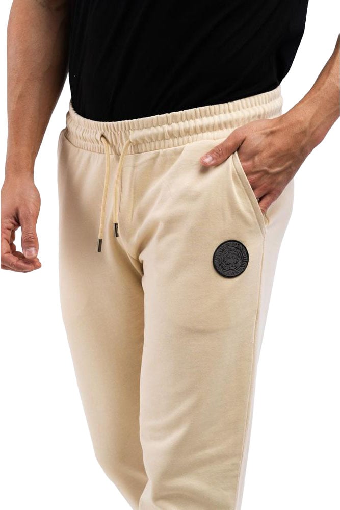 Cavalli Class Beige Cotton Joggers (Workout Pants) Beige