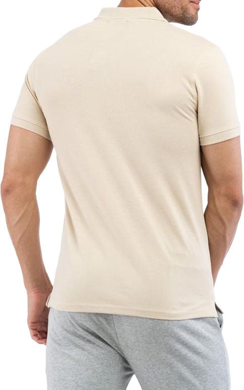 Cavalli Class Beige Cotton Polo Shirt Beige