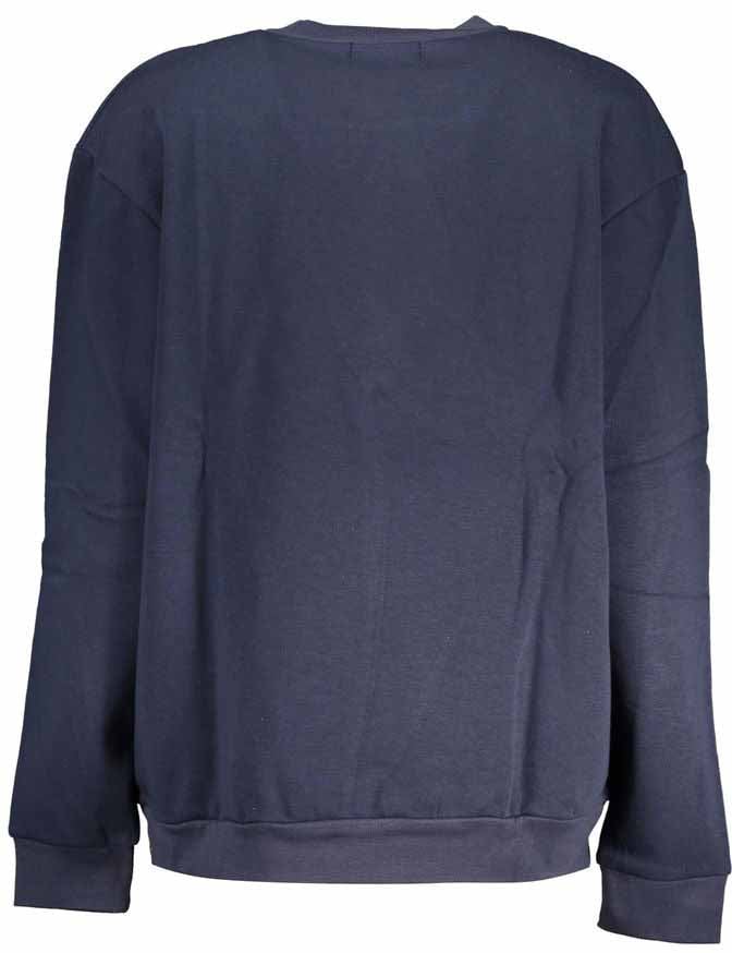Cavalli Class Blu Polyester Woman Sweatshirt Blauw