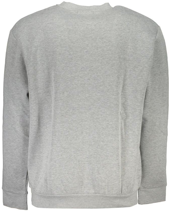 Cavalli Class Gray Cotton Men Sweater Grijs