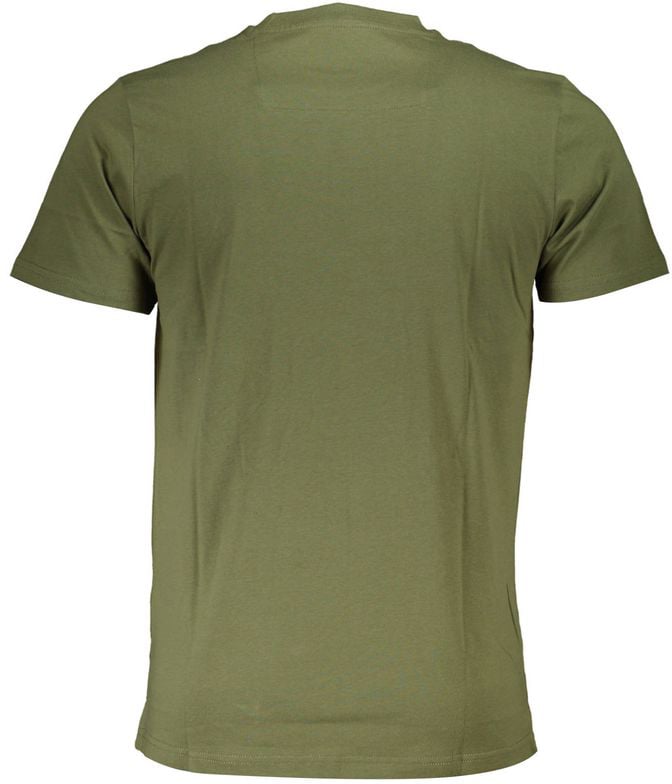 Cavalli Class Verde Cotton Men T-Shirt Groen