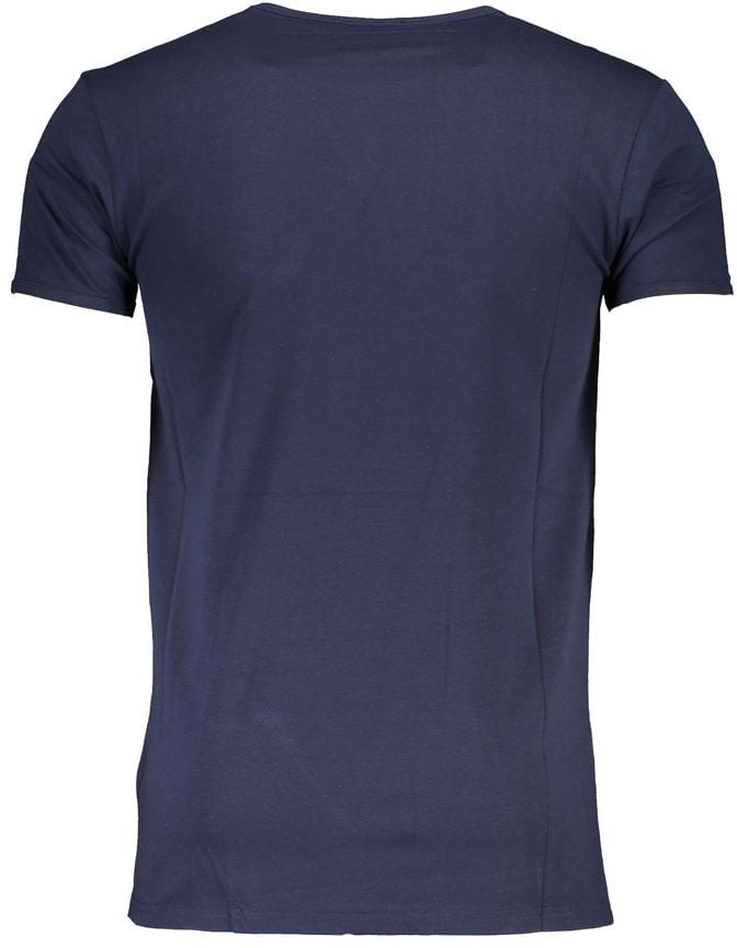 Cavalli Class Blue Cotton Men's T-Shirt Blauw