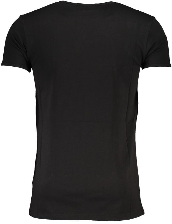 Cavalli Class Black Cotton Men's T-Shirt Wit