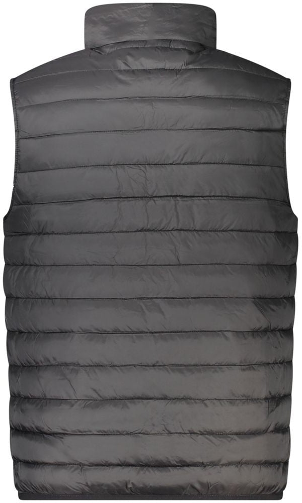 Cavalli Class Nero Polyester Men Jacket Zwart
