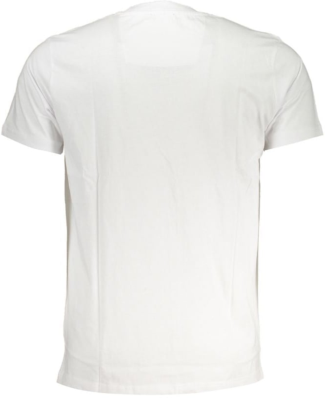 Cavalli Class Bianco Cotton Men T-Shirt Wit