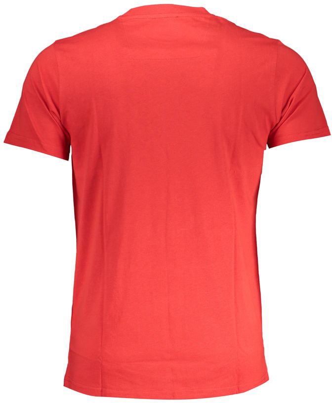 Cavalli Class Rosso Cotton Mens T-Shirt Zwart