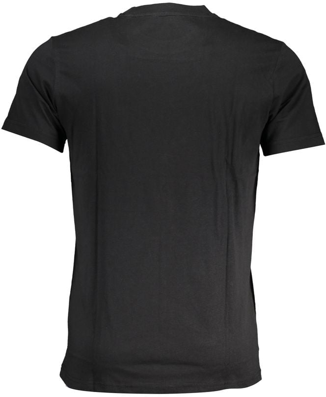 Cavalli Class Black Cotton Men's T-Shirt Zwart
