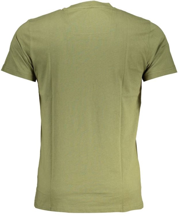 Cavalli Class Verde Cotton Men T-Shirt Groen