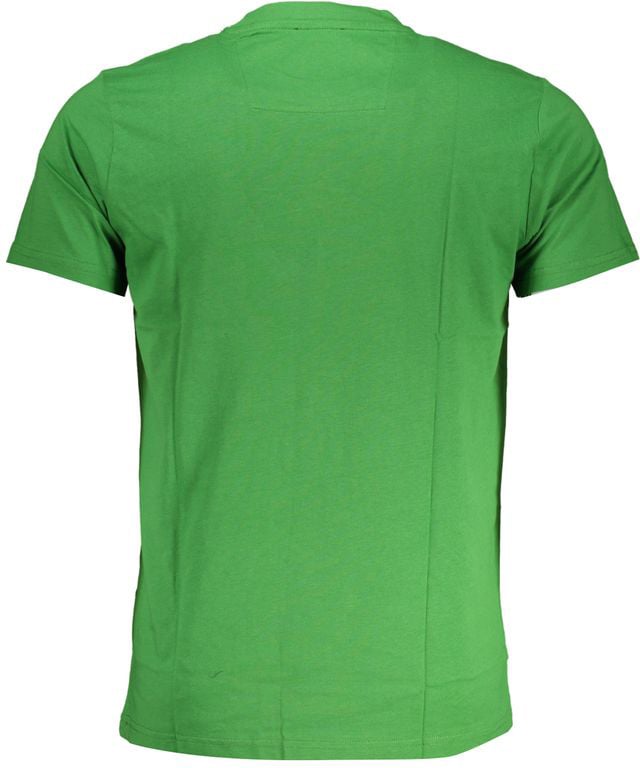 Cavalli Class Verde Cotton Male T-Shirt Groen