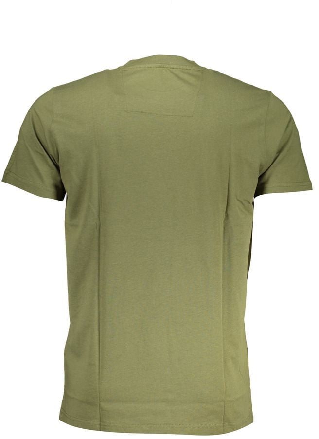 Cavalli Class Verde Cotton Men T-Shirt Groen