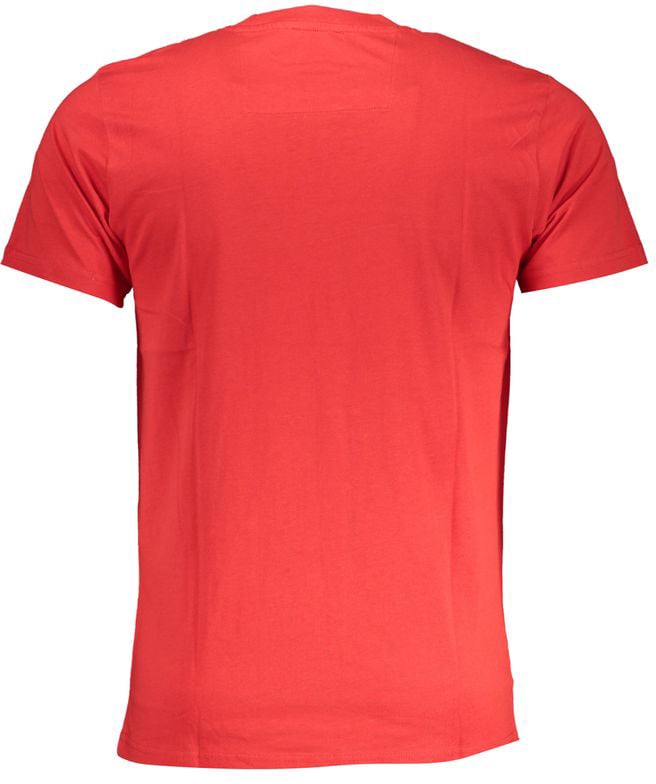Cavalli Class Rosso Cotton Mens T-Shirt Zwart
