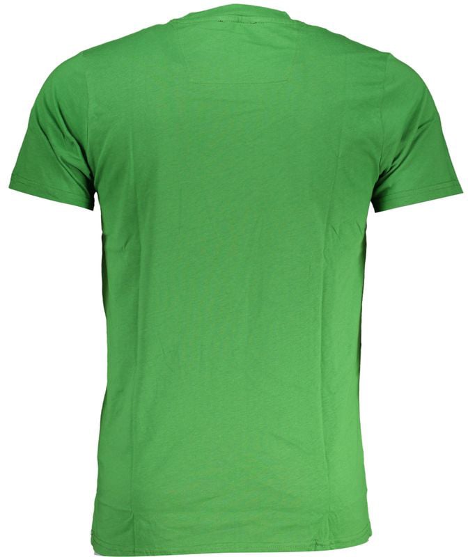 Cavalli Class Verde Cotton Men T-Shirt Groen