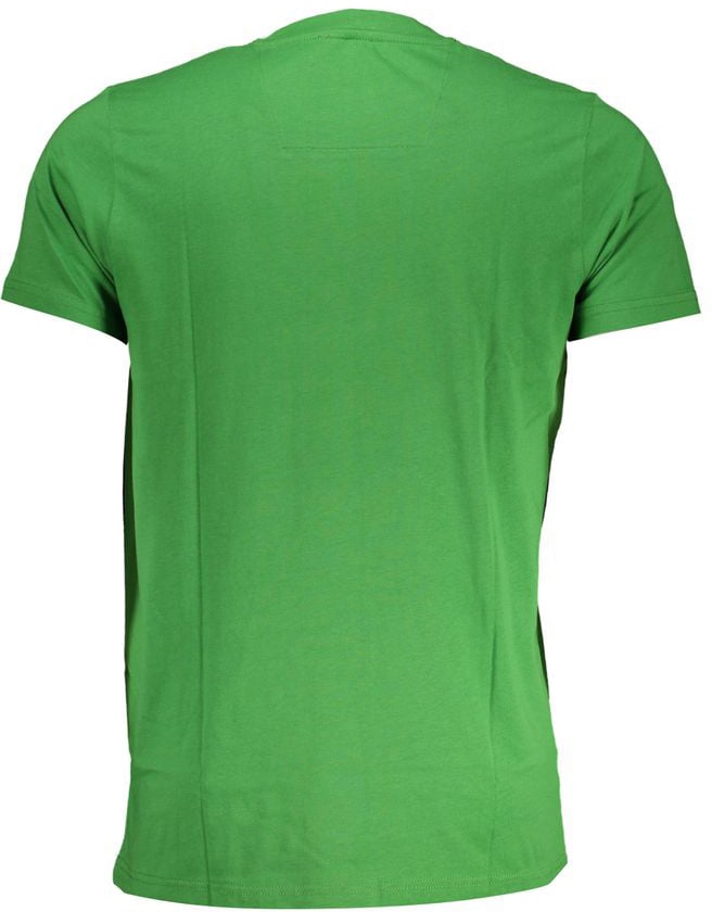 Cavalli Class Verde Cotton Men T-Shirt Rood