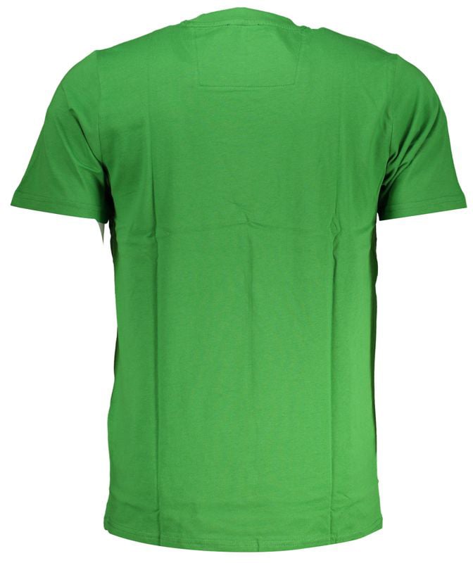Cavalli Class Verde Cotton Men T-Shirt Groen