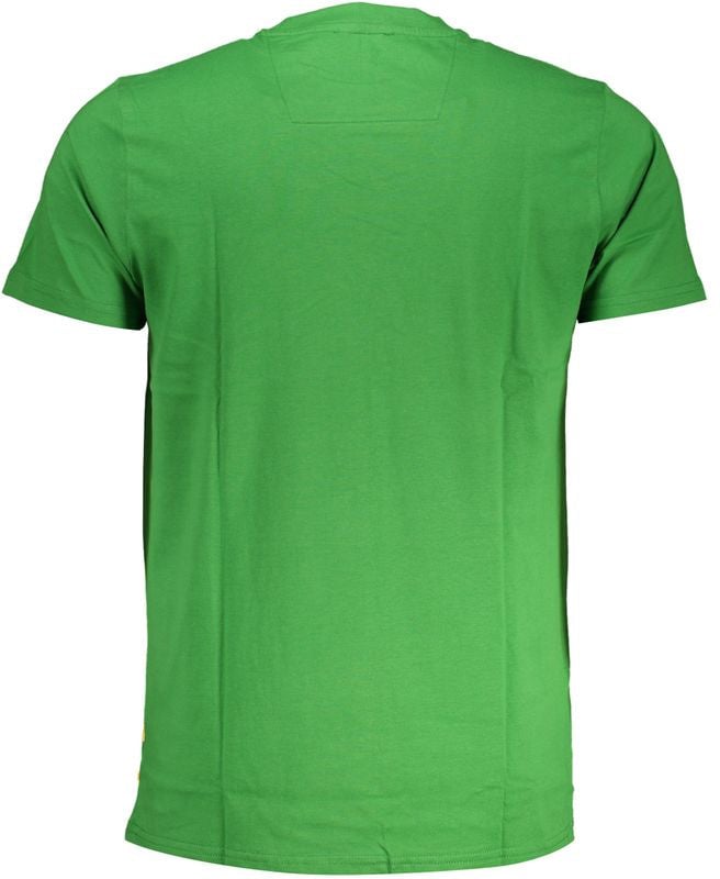 Cavalli Class Verde Cotton Men T-Shirt Groen