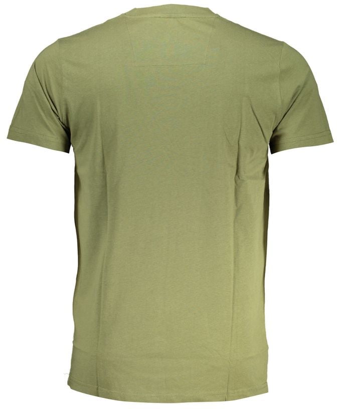 Cavalli Class Verde Cotton Mens T-Shirt Groen