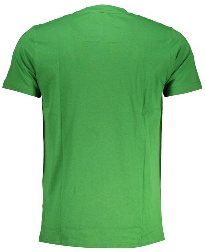 Cavalli Class Verde Cotton Men T-Shirt Rood