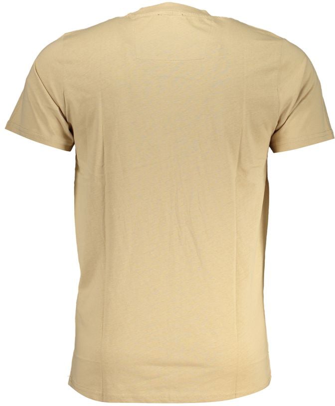 Cavalli Class Beige Cotton Men's T-Shirt Beige
