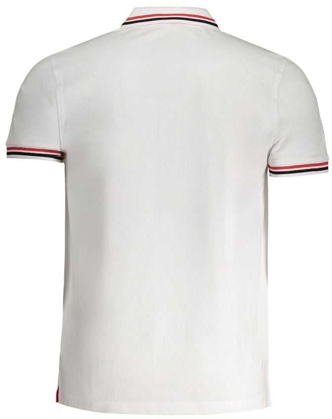 Cavalli Class Bianco Cotton Men's Polo Shirt Wit