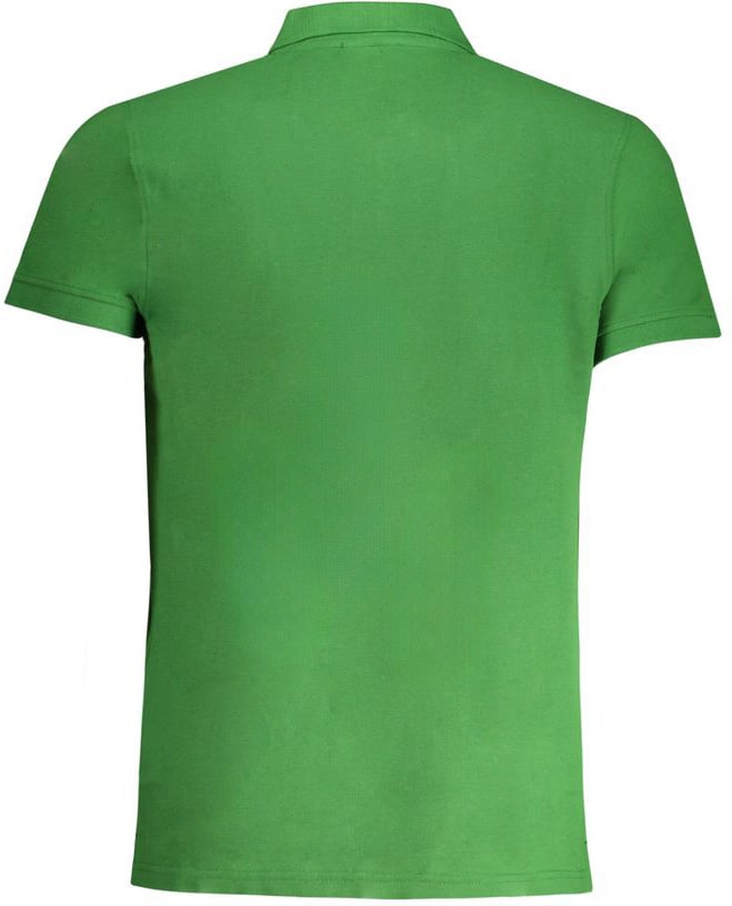 Cavalli Class Verde Cotton Men's Polo Shirt Groen