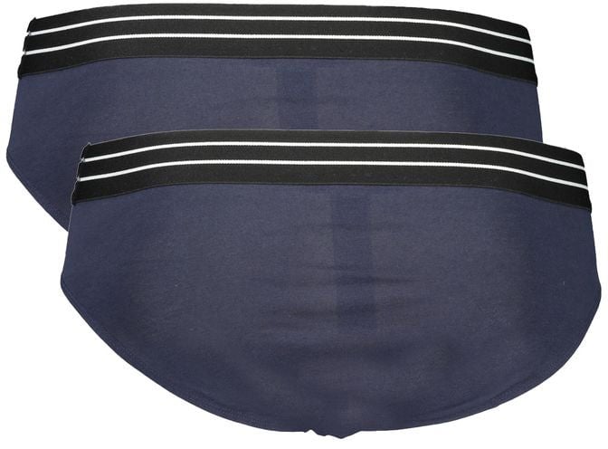 Cavalli Class Blue Cotton Men's Brief Blauw
