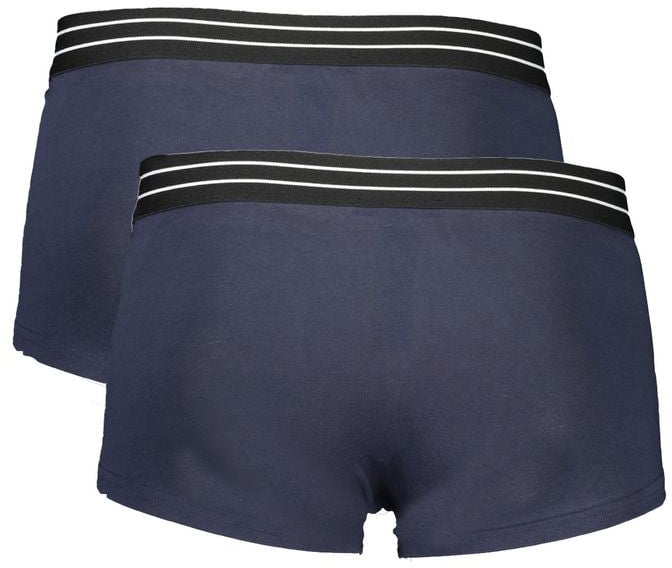 Cavalli Class Blue Cotton Men Boxer Blauw