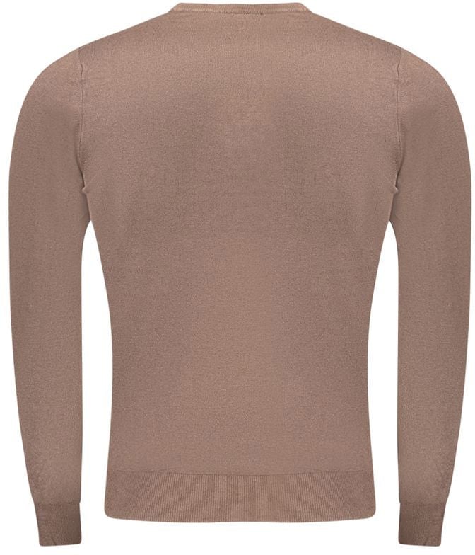 Cavalli Class Marrone Viscose Men's Sweater Bruin