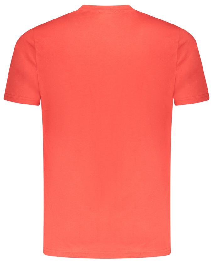 Cavalli Class Rosso Cotton Men T-Shirt Wit