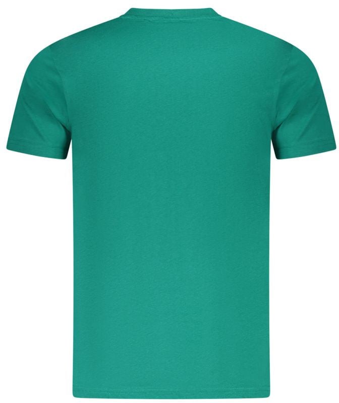 Cavalli Class Verde Cotton Men T-Shirt Groen