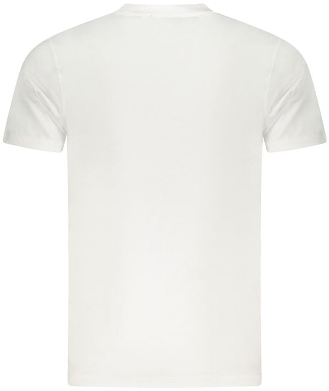 Cavalli Class Bianco Cotton Men T-Shirt Wit